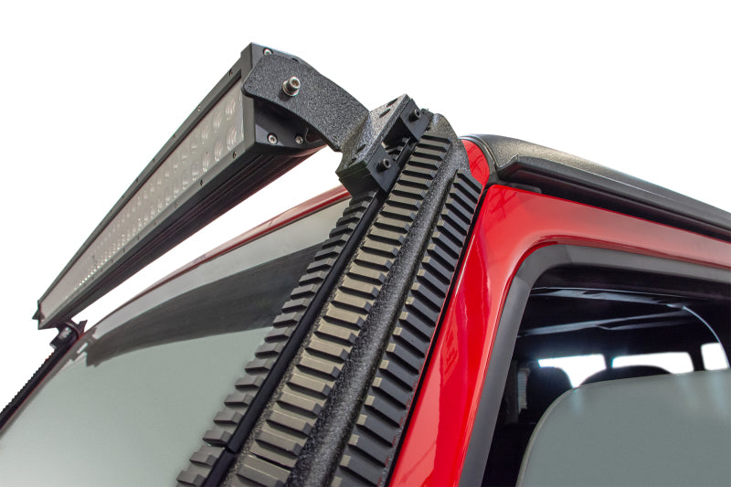DV8 Offroad D-JL-190052-PIL 2018+ JL/Gladiator Picatinny Rail A-Pillar Pod LED Light Mount