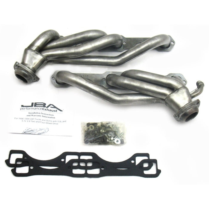 JBA 1832S 96-00 GM Truck 5.0L/5.7L SBC w/o A.I.R. 1-1/2in Primary Raw 409SS Cat4Ward Header