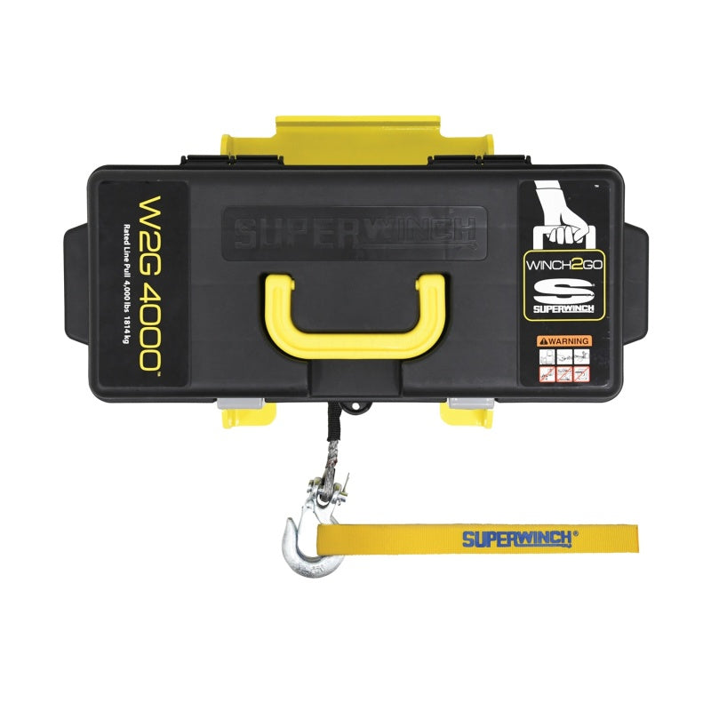 Superwinch 1140232 4000 LBS 12V DC 3/16in x 50ft Synthetic Rope Winch2Go
