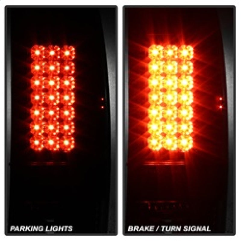 SPYDER 5003898 Spyder Ford Super Duty 08-15 LED Tail Lights Black ALT-YD-FS07-LED-BK