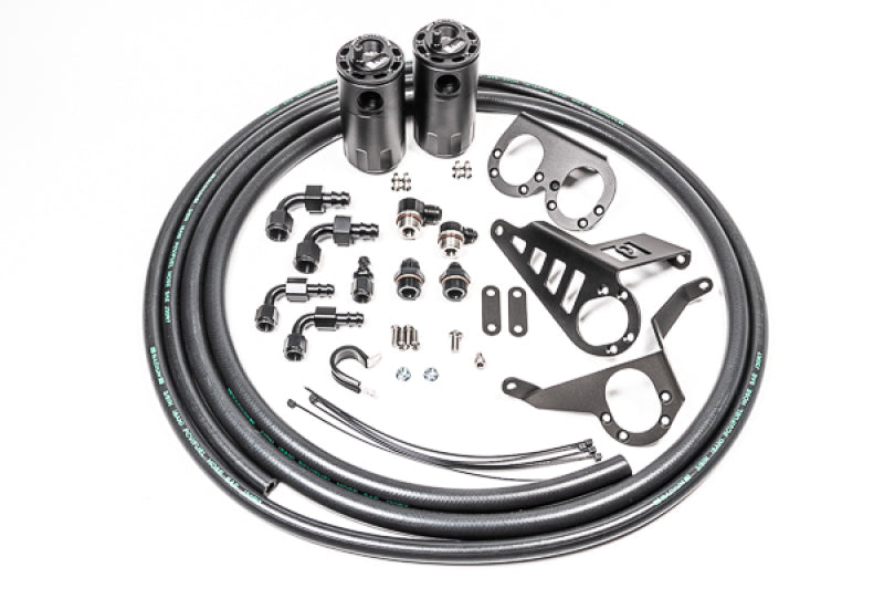 Radium Engineering 20-0387-FL Dual Catch Can Kit, MK4 Supra, Fluid Lock / 1994-2002 Toyota Supra (all versions)