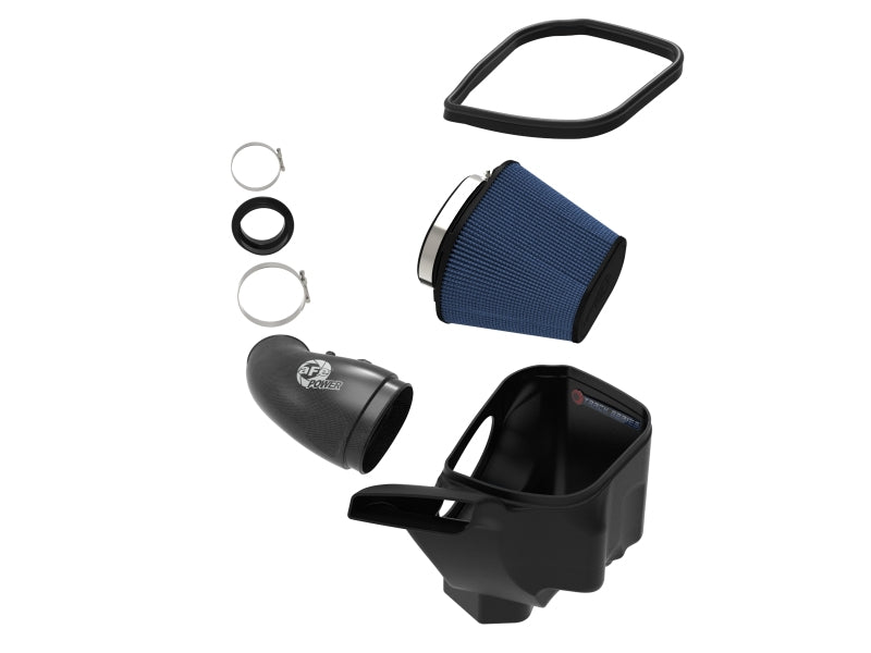 aFe 57-10014R 12-21 Jeep Grand Cherokee 6.4L Track Series Carbon Fiber Cold Air Intake System w/Pro 5R Filter