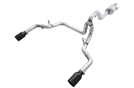 AWE Tuning 3015-33120 2015+ Ford F-150 0FG Dual Exit Performance Exhaust System w/5in Diamond Black Tips