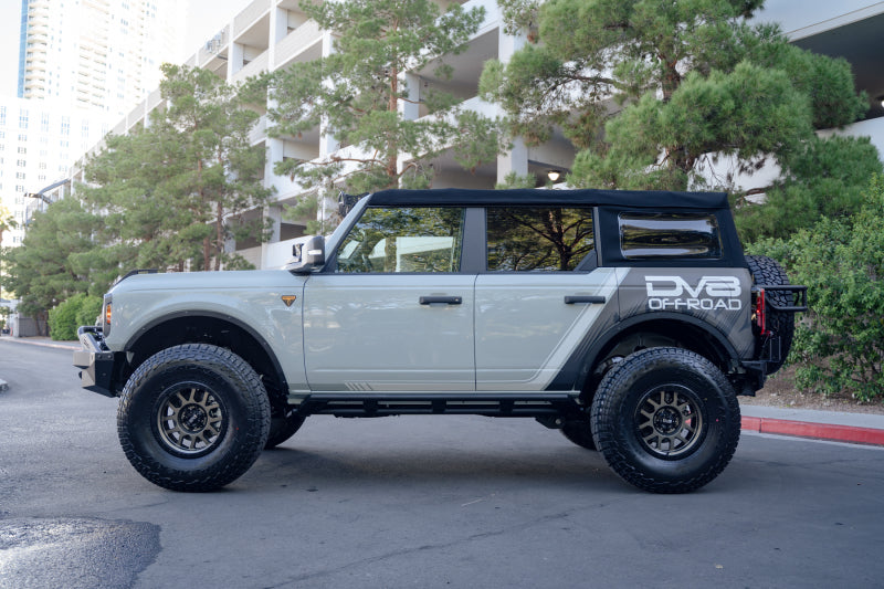 DV8 Offroad SRBR-01 21-22 Ford Bronco FS-15 Series Rock Sliders