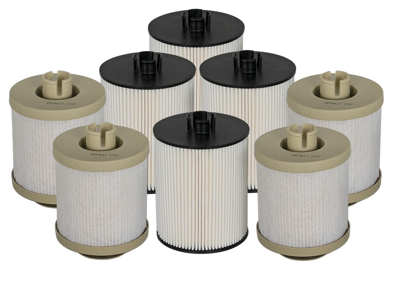 aFe 44-FF013-MB Pro GUARD D2 Fuel Filter 08-10 Ford Diesel Trucks V8 6.4L (td) (4 Pack)