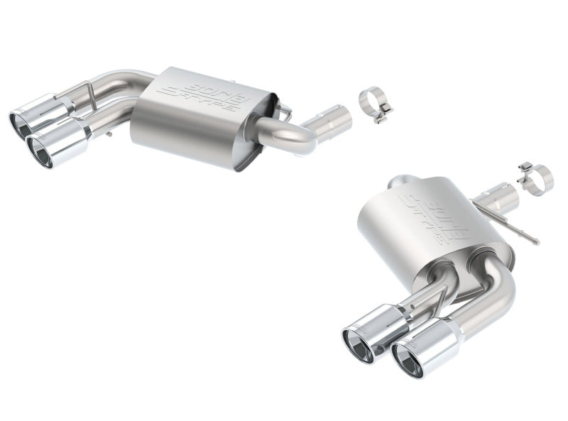 Borla 11920 2016 Chevy Camaro 6.2L AT/MT S-Type Rear Section Exhaust w/o Dual Mode Valves