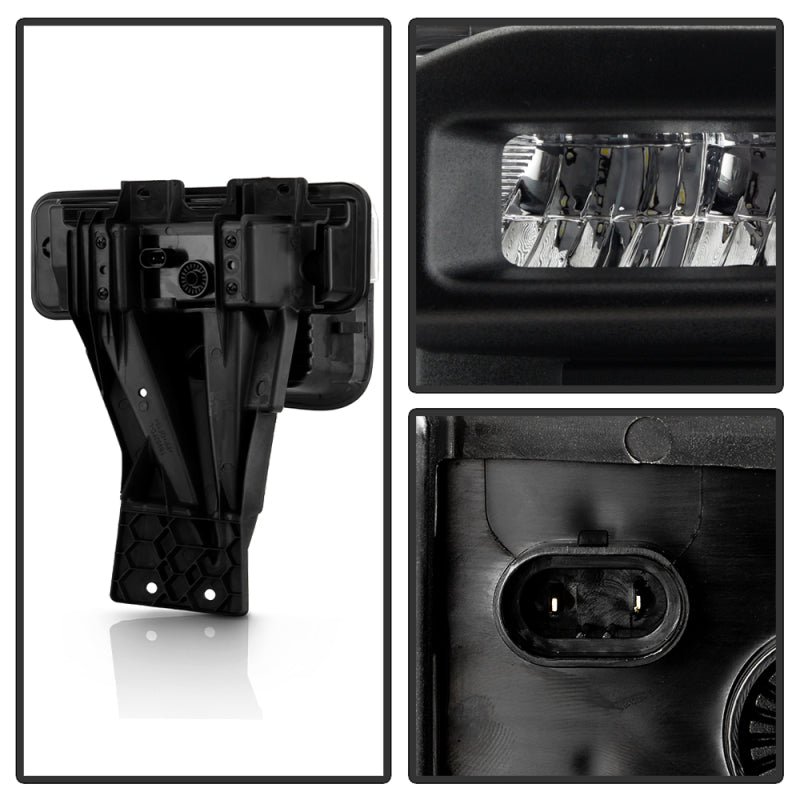 SPYDER 9051135 Spyder 20-22 Ford F250/F350 Super Duty OEM Full LED Fog Lights W/ Switch - Clear