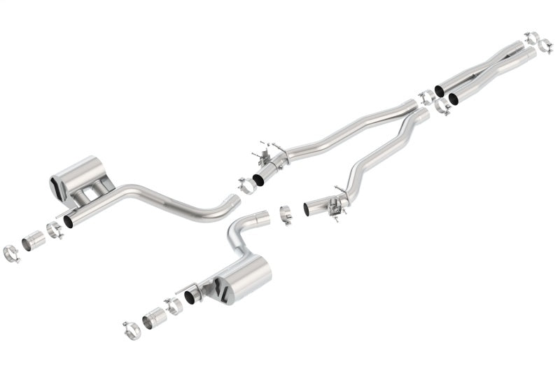 Borla 140646 2015 Dodge Challenger Hellcat 6.2L V8 ATAK Catback Exhaust No Tips Factory Valance