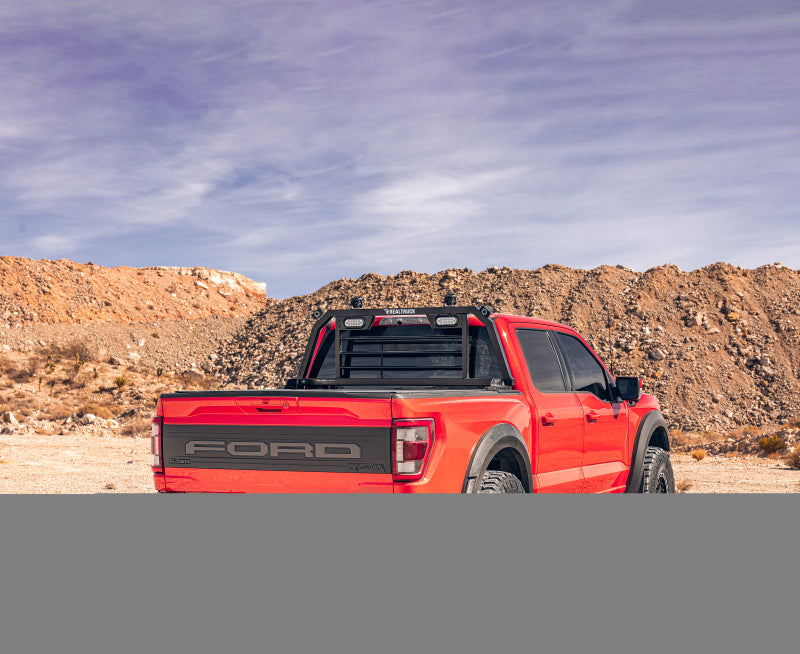 BackRack SRL702 99-24 Ford F-250/350/450 SD (17-24 Alum Body) SRL Rack Lighted Shortened Frame ONLY Req. HW