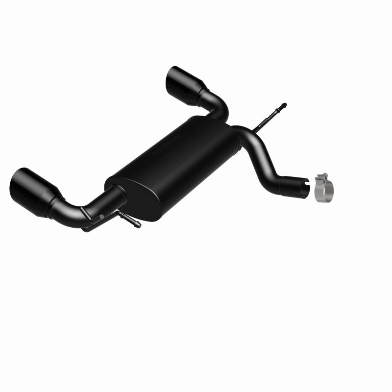 Magnaflow 15160 MagnaFlow 07-17 Jeep Wrangler JK 3.8/3.6L Dual Split Rear Exit Black Axle-Back Exhaust