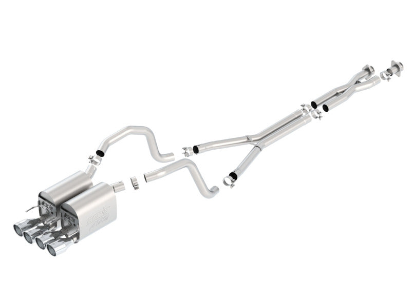 Borla 140453 05-08 Chevrolet Corvette Coupe/Convertible 2dr 6.2L 8cyl AT/MT 6spd ATAK SS Catback Exhaust