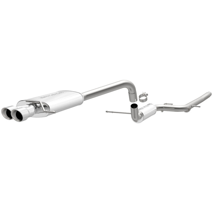 Magnaflow 15486 MagnaFlow Performance Cat-Back Exhaust System Dual Straight Drive Side Rear Exit 11-14 VW Jetta 2.0L