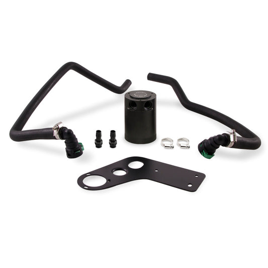 Mishimoto MMBCC-MUS8-15PBE 2015+ Ford Mustang GT Baffled Oil Catch Can Kit - Black