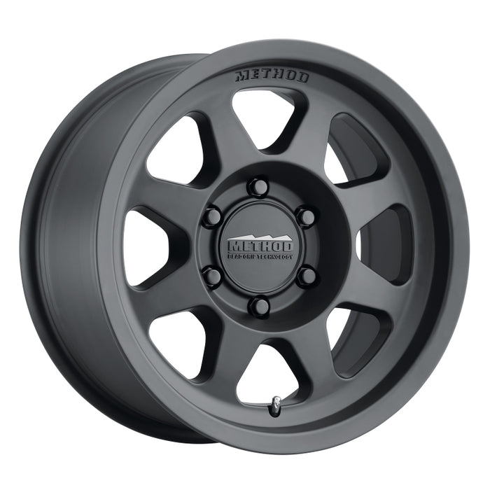 Method Wheels MR70178560500 Method MR701 17x8.5 0mm Offset 6x5.5 106.25mm CB Matte Black Wheel