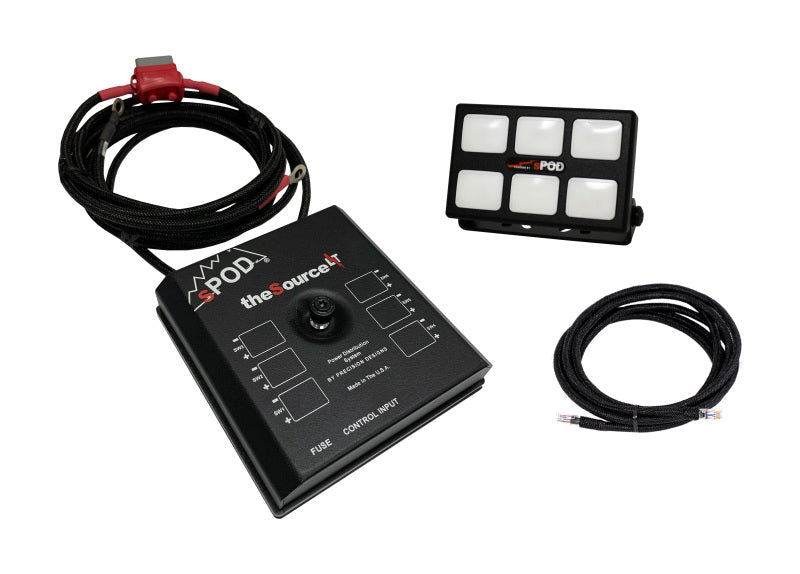 SPOD 873175 Spod 07-18 Wrangler JK SourceLT w/ Mini6 for Jeep