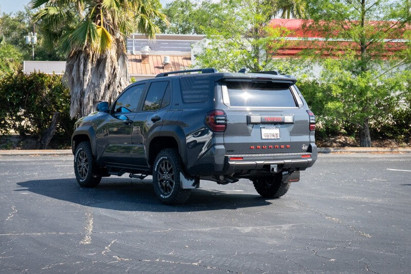 Rally Armor MF148-UR-BLK-MBK 2025+ Toyota 4Runner Black UR Mud Flap w/ Metallic Black Logo