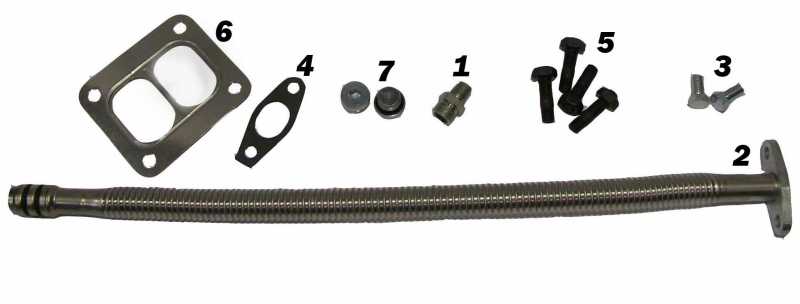 Fleece Performance FPE-TURBO-INST-KIT-CUMM67 07.5-12 Dodge 6.7L Cummins S300-S400 Turbo Installation Kit