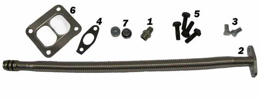 Fleece Performance FPE-TURBO-INST-KIT-CUMM67 07.5-12 Dodge 6.7L Cummins S300-S400 Turbo Installation Kit