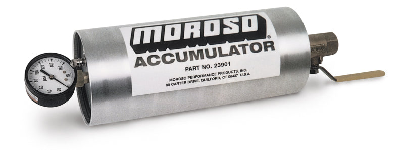 Moroso 23901 Oil Accumulator - 1.5 Quart - 10in x 4.25in