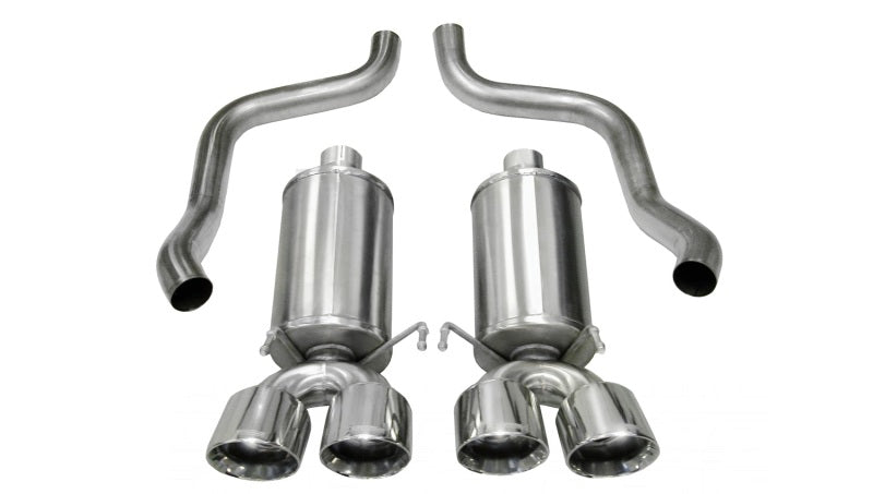 CORSA Performance 14470 Corsa 2009-2013 Chevrolet Corvette C6 6.2L V8 Polished Xtreme Axle-Back Exhaust