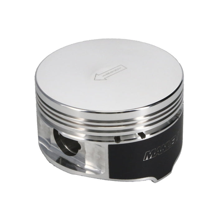 Manley Performance 594020C-8 Manley Ford 4.6L/5.4L (3Valve) Flat Top Forged Aluminum 3.572in Bore 0cc Dome Piston Set