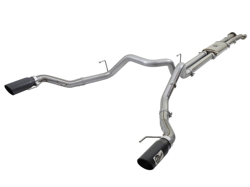 aFe 49-43045-B MACHForce XP 3in 409-SS Exhaust Cat-Back 2017 Ford F-150 Raptor V6-3.5L (tt) w/ Black Tip