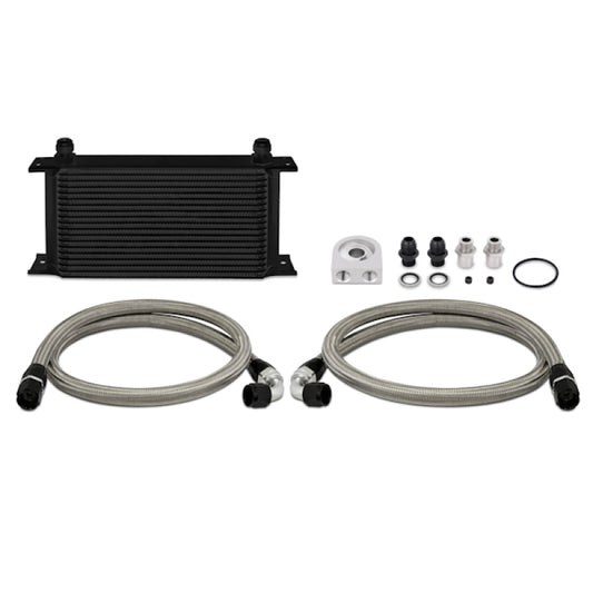 Mishimoto MMOC-ULBK Universal 19 Row Oil Cooler Kit - Black