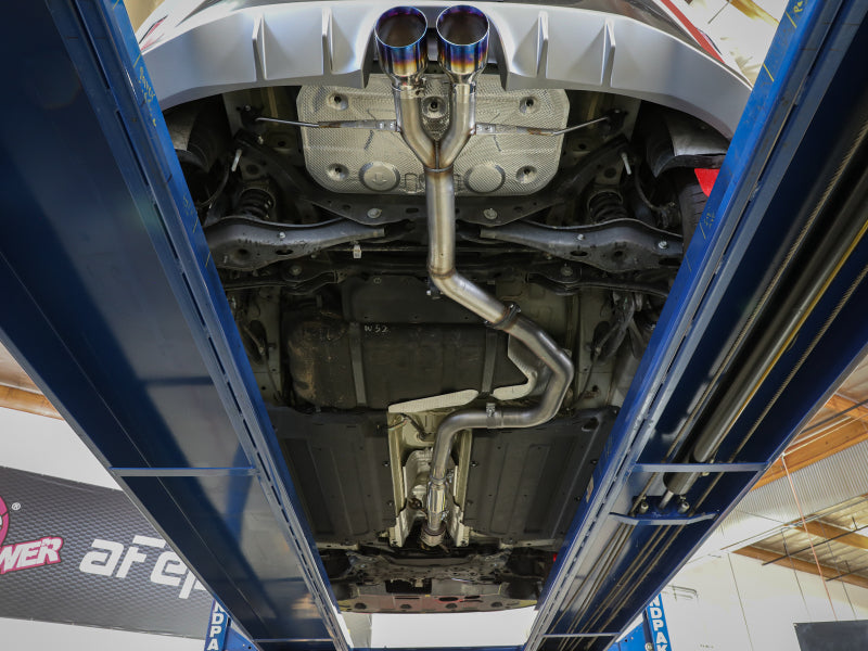 aFe 49-37012-P Takeda 3in-2.5in 304 SS Axle-Back Exhaust w/Polished Tip 19-20 Hyundai Veloster I4-1.6L(t)