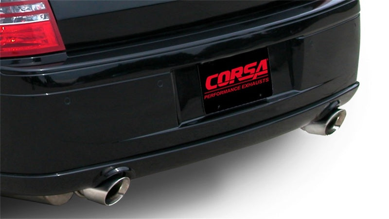 CORSA Performance 14440 Corsa 2005-2010 Dodge Charger No Towing Hitch SRT-8 6.1L V8 Polished Xtreme Cat-Back Exhaust