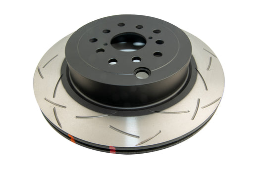 DBA DBA43051-10 Subaru WRX STi Brembo 6 Pot Spec R Yellow Calipers 19in Rim 4000 Series Stand Rear Brake Rotor