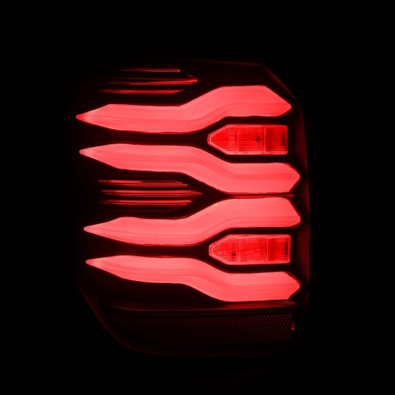 AlphaRex 690050 10-21 Toyota 4Runner LUXX LED Taillights Blk/Red w/Activ Light/Seq Signal