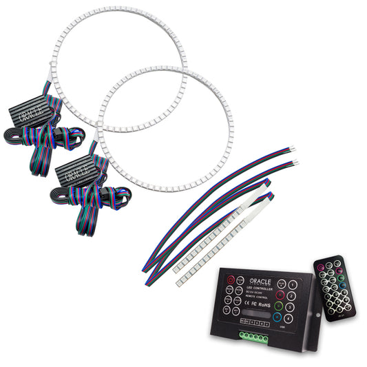 ORACLE Lighting 1471-333 Oracle 21-22 Ford Bronco Headlight Halo Kit w/DRL Bar - Base Headlights -w/2.0 Cntrl