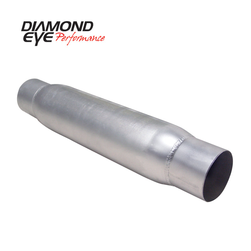 Diamond Eye Performance 400405 Diamond Eye RESONATOR 4in W/ ENDS (CLAMPED) AL