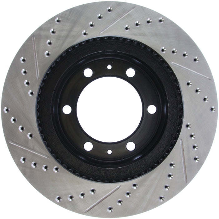 Stoptech 127.44129L StopTech 07-08 Toyota FJ Cruiser / 05-08 Tacoma (6 lug) / 03-08 4 Runner (319mm disc) SportStop Slo