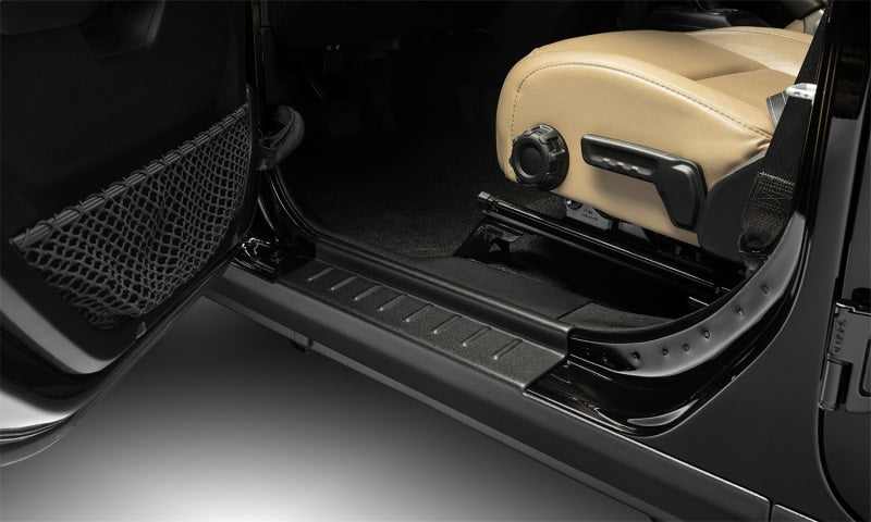 Bushwacker 14095 Jeep Wrangler JL Trail Armor Rocker Panel and Sill Plate Cover- Black