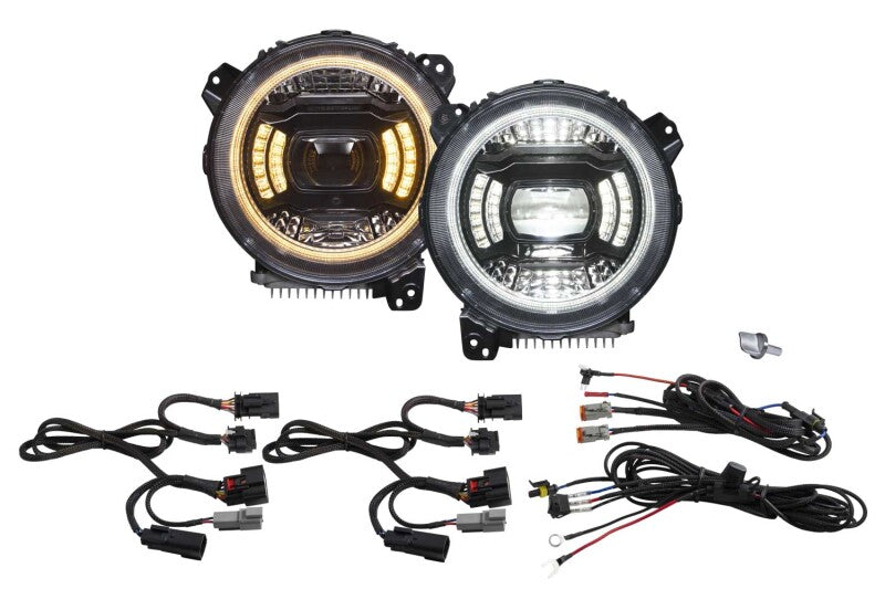 Diode Dynamics DD5165 18-23 Jeep JL Wrangler Elite Max LED Headlamps