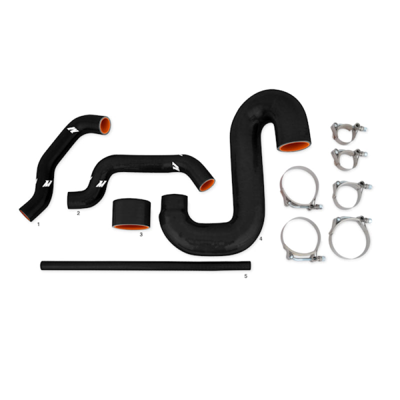 Mishimoto MMTMIC-WRX-01BKBK Subaru 02-07 WRX/04-07 STi Top-Mount Intercooler Kit - Powder Coated Black & Black Hoses