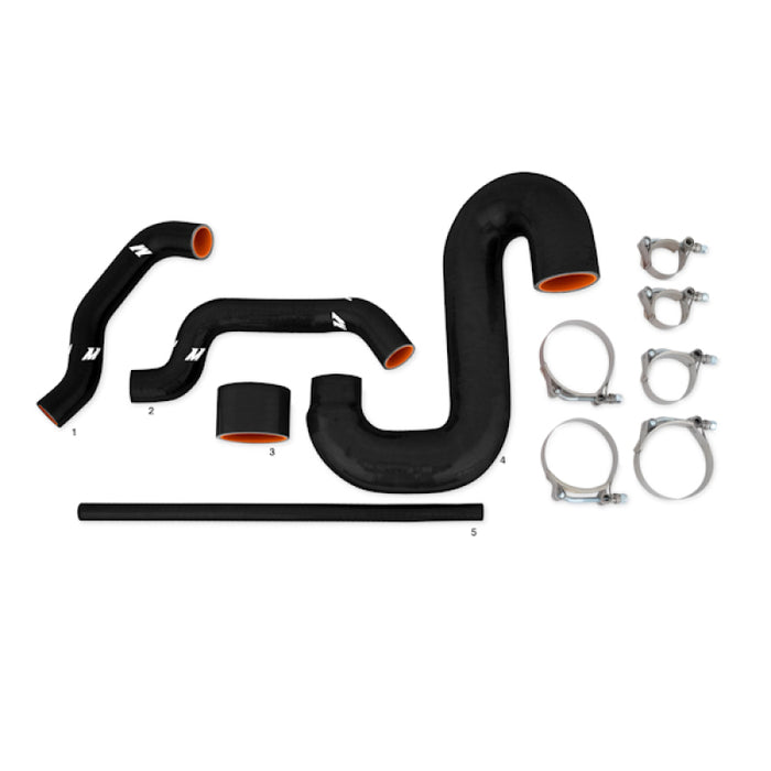 Mishimoto MMTMIC-WRX-01BKBK Subaru 02-07 WRX/04-07 STi Top-Mount Intercooler Kit - Powder Coated Black & Black Hoses