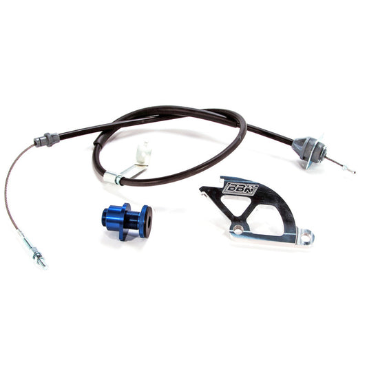 BBK 15055 79-95 Mustang Adjustable Clutch Quadrant Cable And Firewall Adjuster Kit