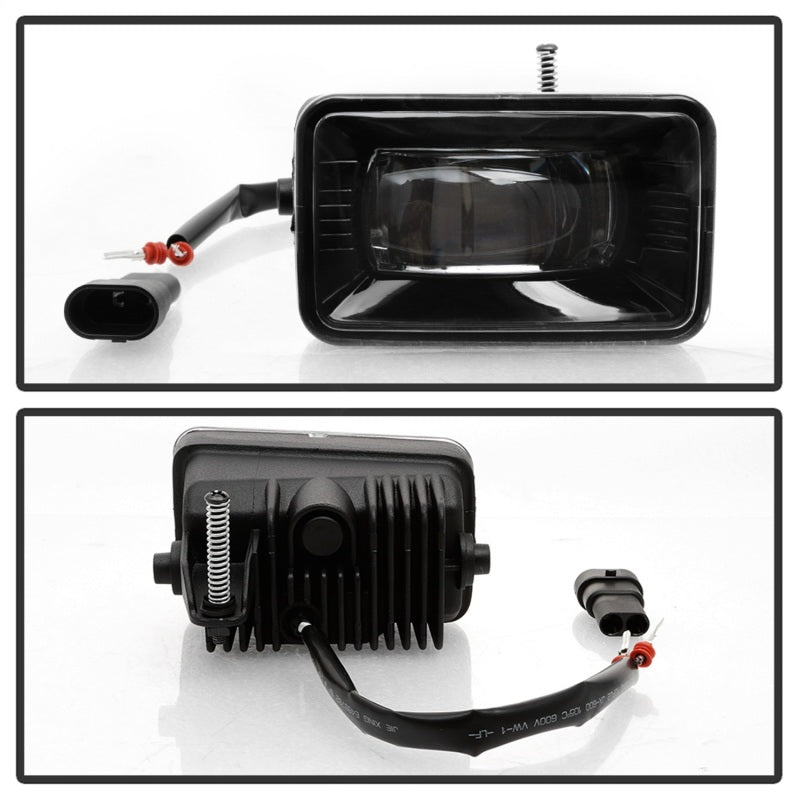 SPYDER 9043277 Spyder 15-18 Ford F-150 / 17-18 Ford F-250/F-350 Full LED Fog Lights - w/o Switch (FL-LED-PRO-4)
