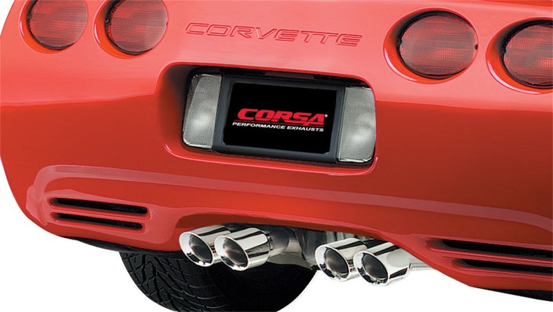 CORSA Performance 14114 Corsa 1997-2004 Chevrolet Corvette C5 Z06 5.7L V8 Polished Xtreme Cat-Back + XO Exhaust