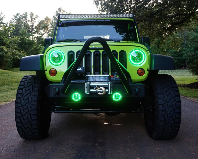 ORACLE Lighting 5769-334 Oracle 7in High Powered LED Headlights - Black Bezel - ColorSHIFT No Controller