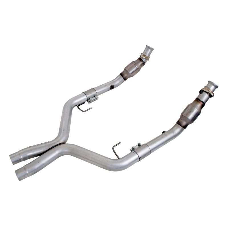 BBK 1770 05-10 Mustang 4.6 GT High Flow X Pipe With Catalytic Converters - 2-3/4