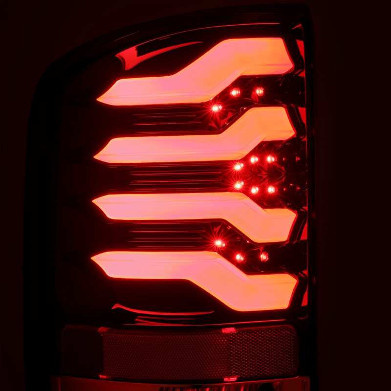 AlphaRex 620010 14-18 Chevrolet Silverado 1500 PRO-Series LED Tail Lights Jet Black