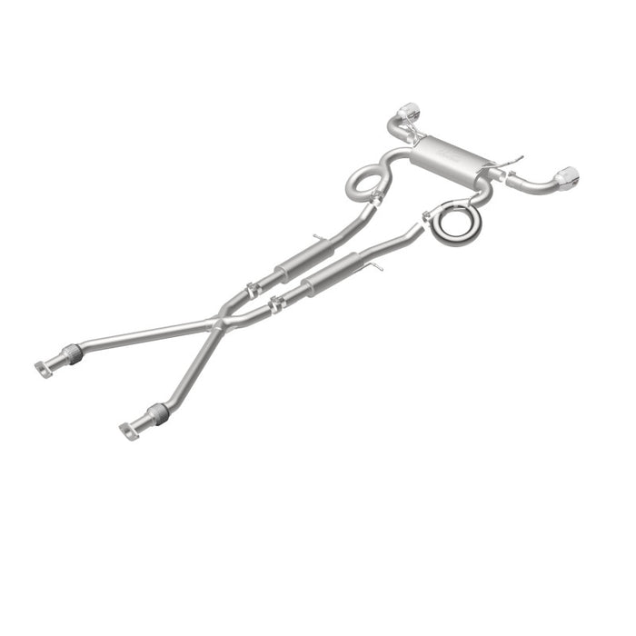 Magnaflow 19135 MagnaFlow Cat-Back 09-17 Nissan 370Z V6 3.7L Street Series SS 2.25in Dual Split Rear Exit Exhaust