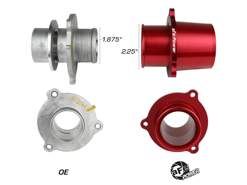 aFe 46-20417-R 15-19 VW GTI Turbocharger Inlet Pipe - Red