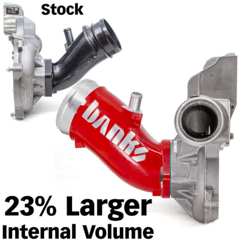 Banks Power 42792-R 17-24 Chevrolet/GMC 2500/3500 6.6L Duramax L5P Monster-RAM Turbo Inlet Elbow - Red