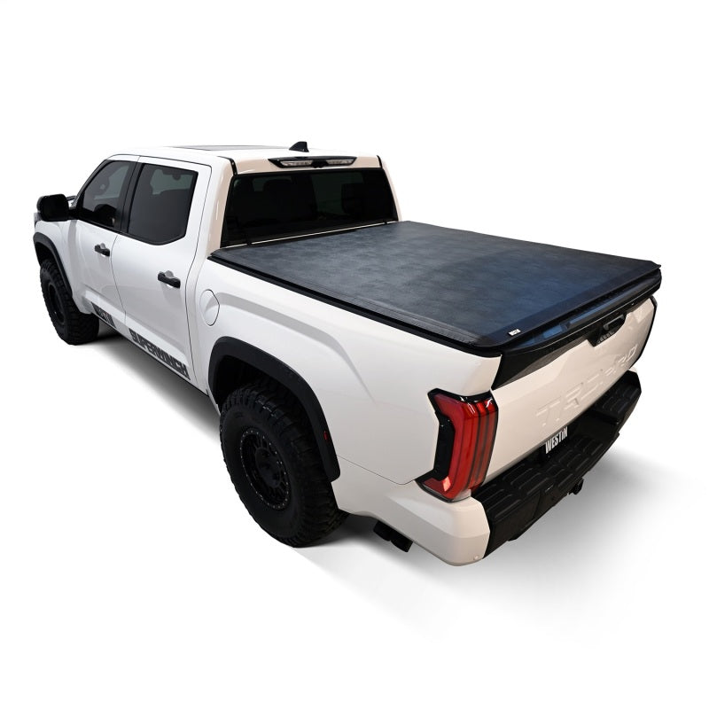 Westin 19-10285 22-24 Toyota Tundra 5.5ft. Bed Soft Roll Tonneau Cover - Black