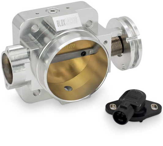 BLOX Racing BXIM-00205-SI-V2 Honda B/D/H/F Series Engines 76mm Silver Billet Throttle Body V2