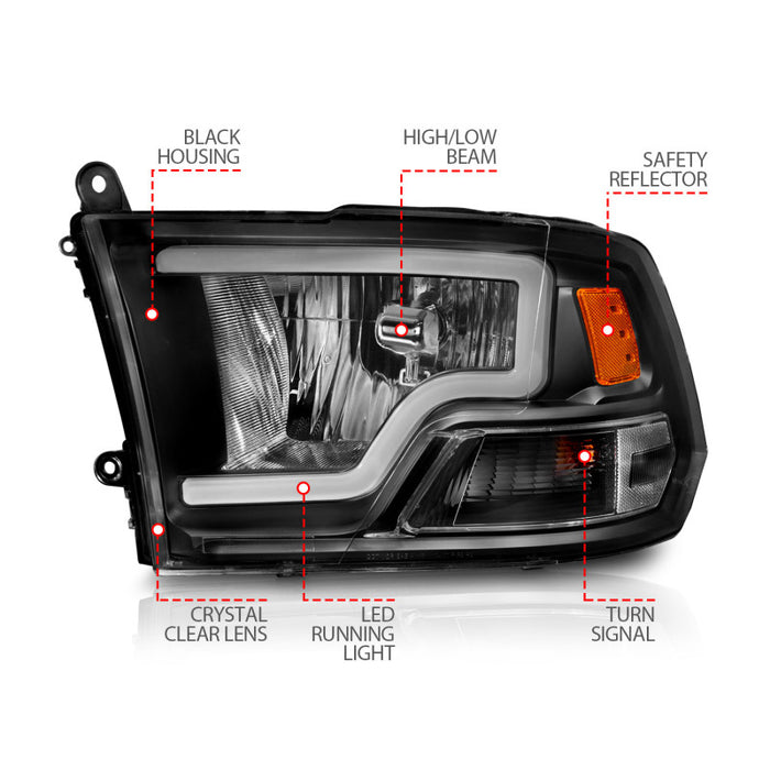 ANZO 111515 ANZ Crystal Headlights